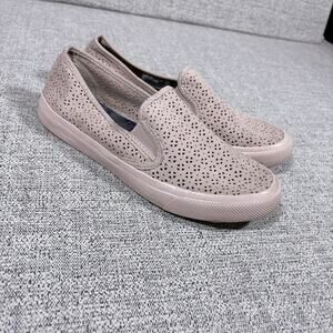 Sperry Women's Seaside Naut Rose Perf Emboss STS81945 Slip On Shoe Size 9